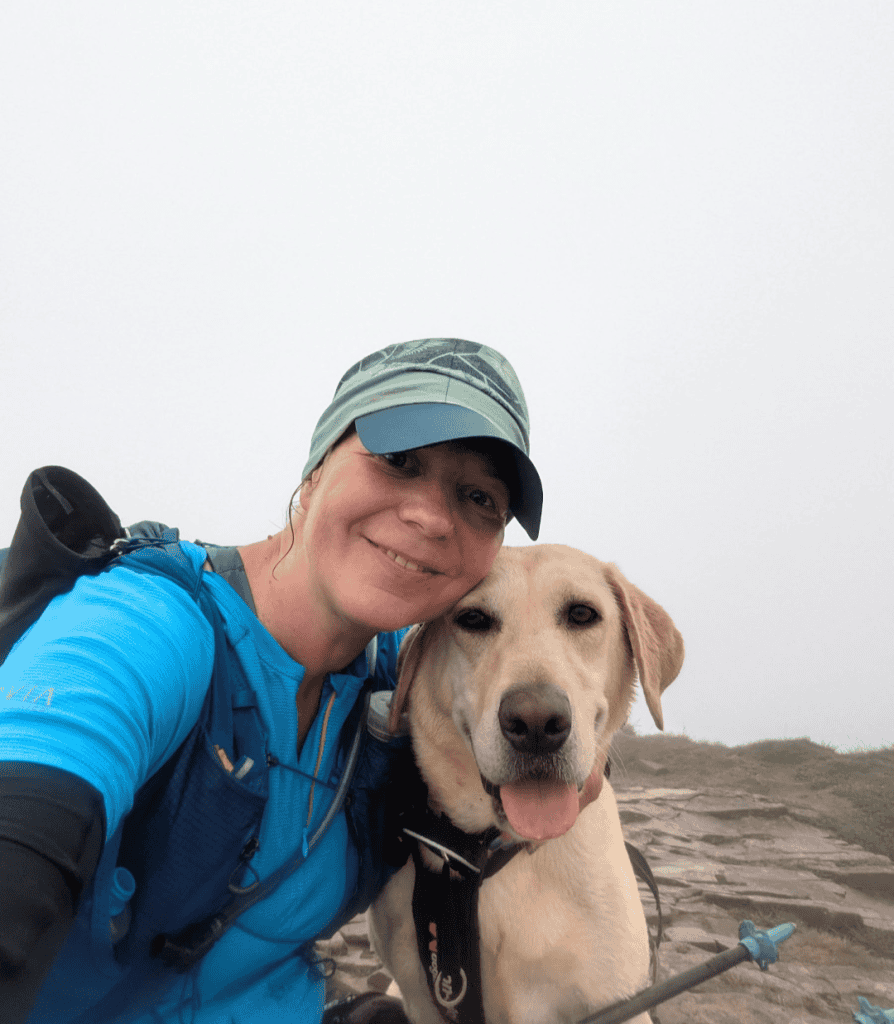 Building a dog fitness engine by running half marathon trail distances together.