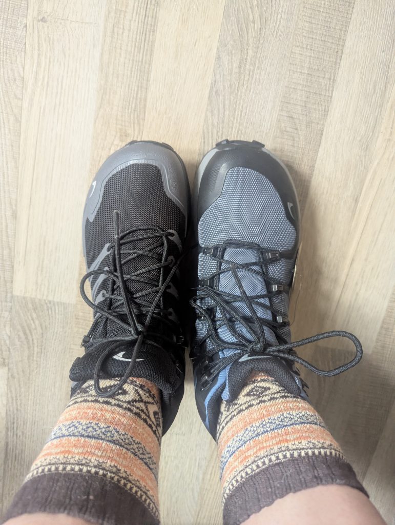 Inov-8 Roclite Pro Mid GTX Wide Fit review boots on trail
